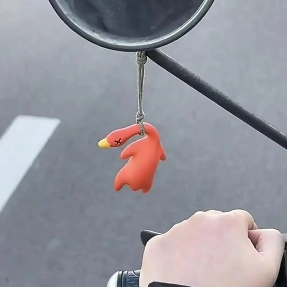 Farbwechsel Ente Auto Ornament Dekoration, Braten Ente Anhänger – Bild 6