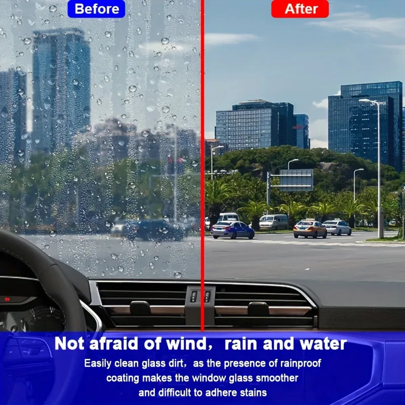 Auto-Wasserabweisender Spray, Anti-Regen-Beschichtung für Autos – Bild 5