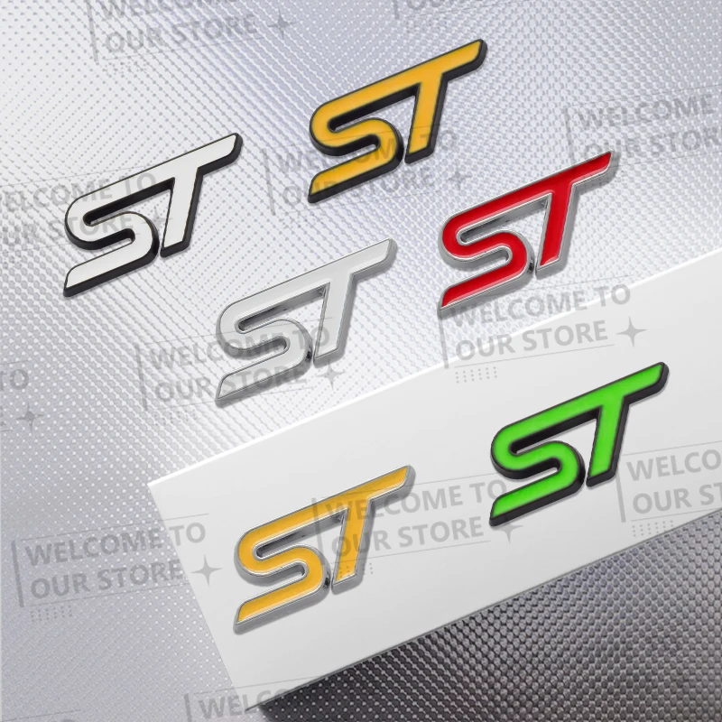 3D Metall ST Auto Lenkrad Abzeichen Aufkleber Styling Innen Dekoration – Bild 6
