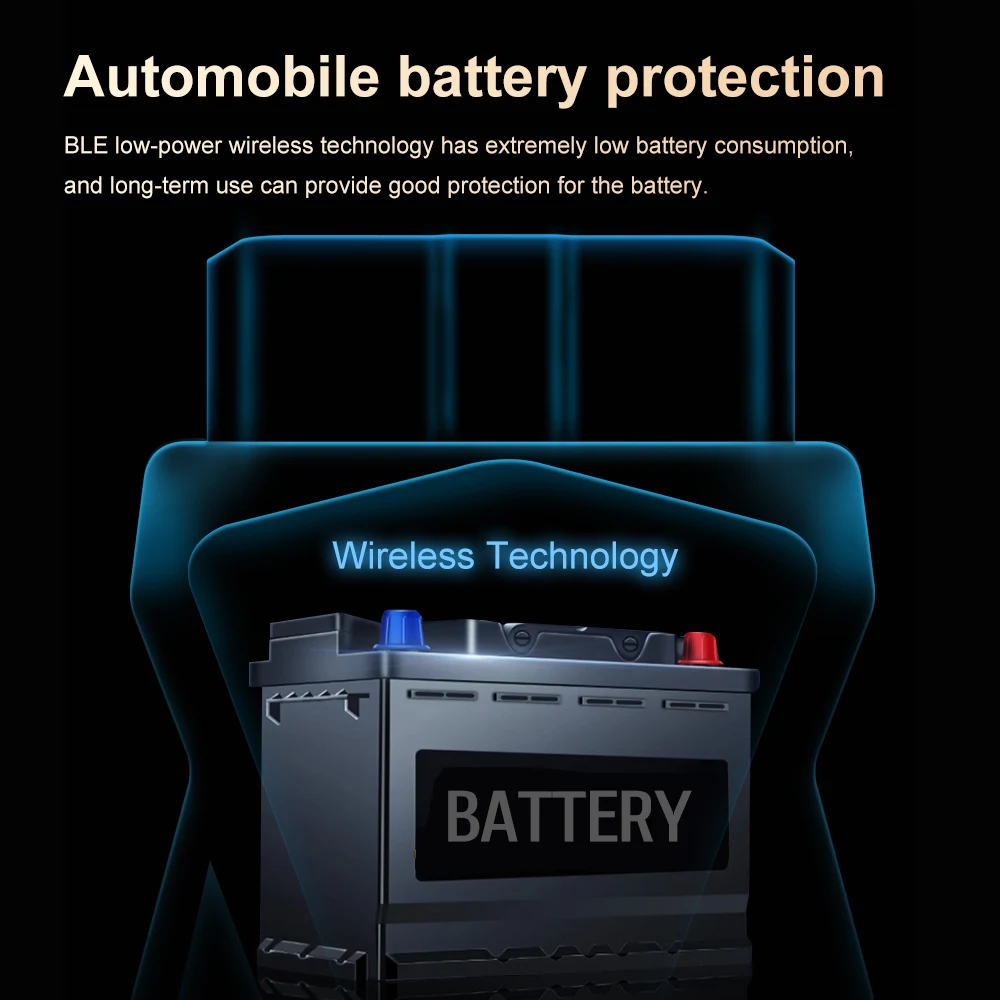 OBD2 ELM327 V 2,2 diagnose werkzeug PIC18F25K80 Bluetooth 4,0 scan – Bild 5