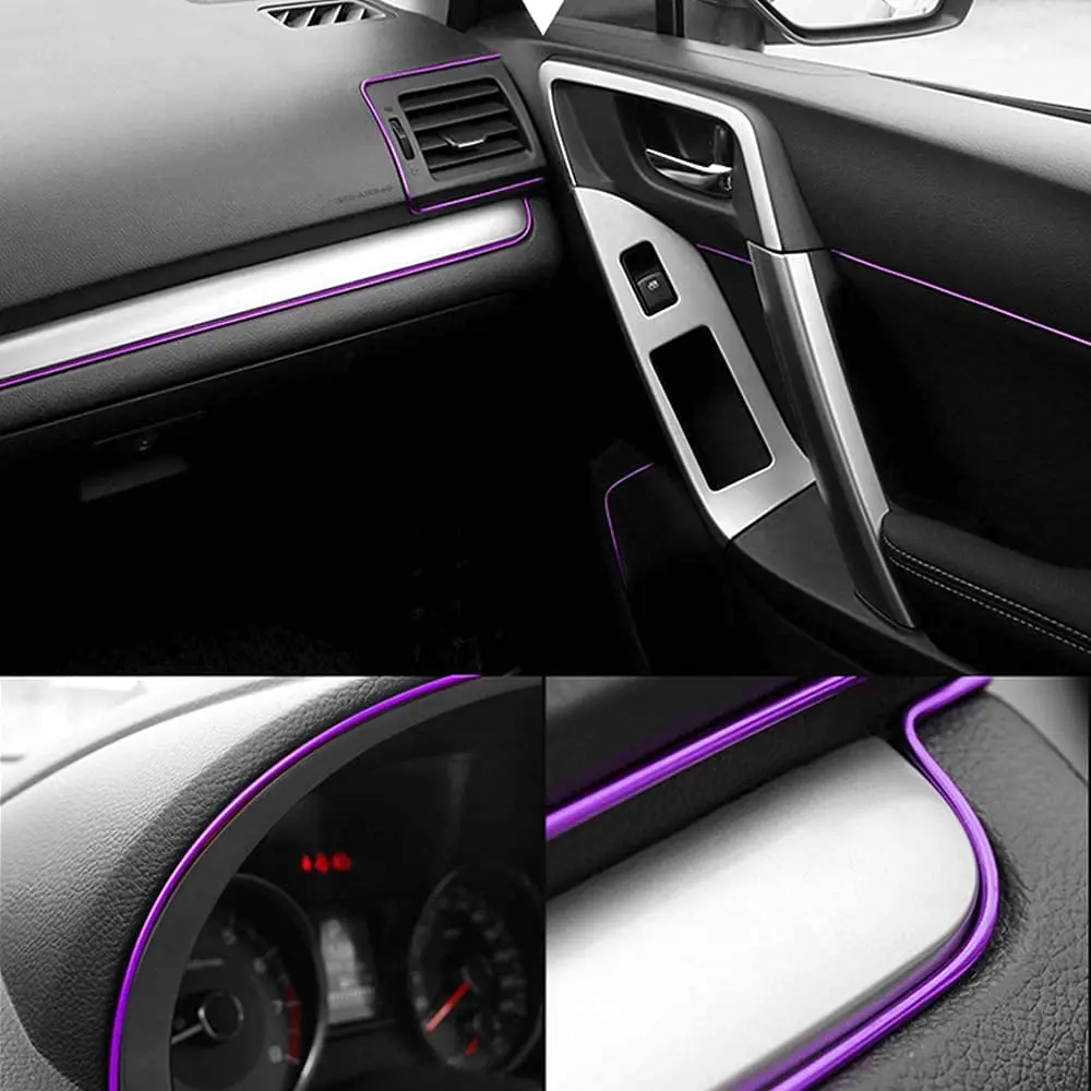 Auto Innen Dekoration Linie Trim Tür Mittelkonsole Lücke Instrument – Bild 5