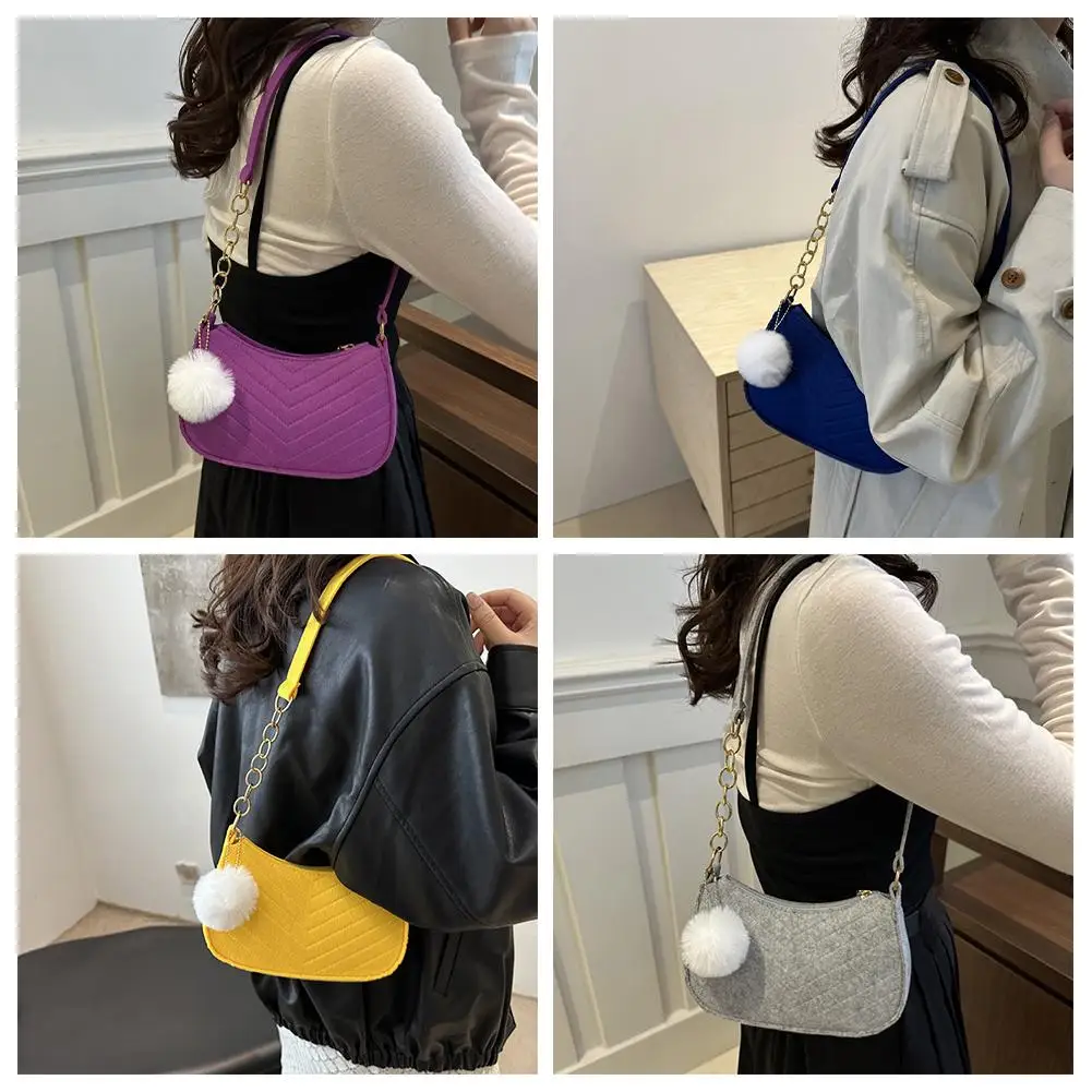Mini Damen Umhängetaschen Mode Filz Damen Tasche Design Erweiterte – Bild 2
