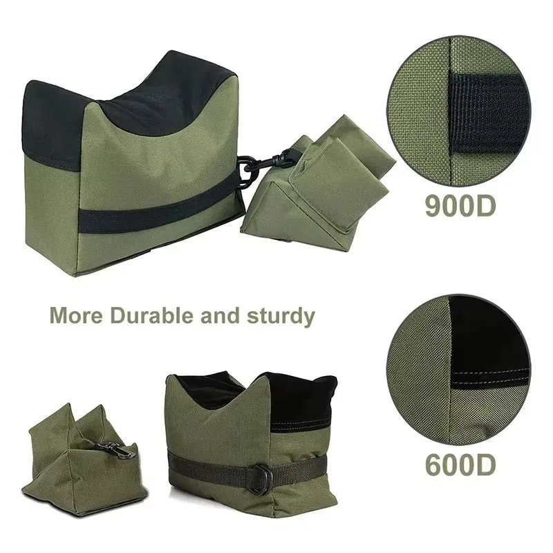 Vordere und hintere Taschen, Sandsäcke (ohne Sand), Outdoor-Camping-Aufbewahrungstasche, tragbare