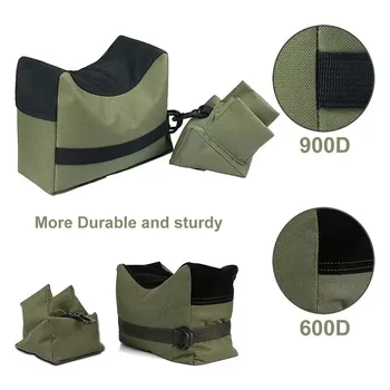 Vordere und hintere Taschen, Sandsäcke (ohne Sand), Outdoor-Camping-Aufbewahrungstasche, tragbare