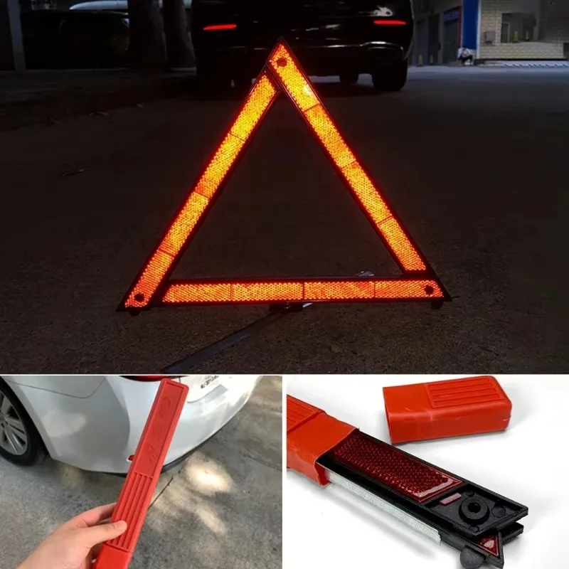 Faltbares Auto-Dreieck-Warnschild, Parkstativ – Bild 2
