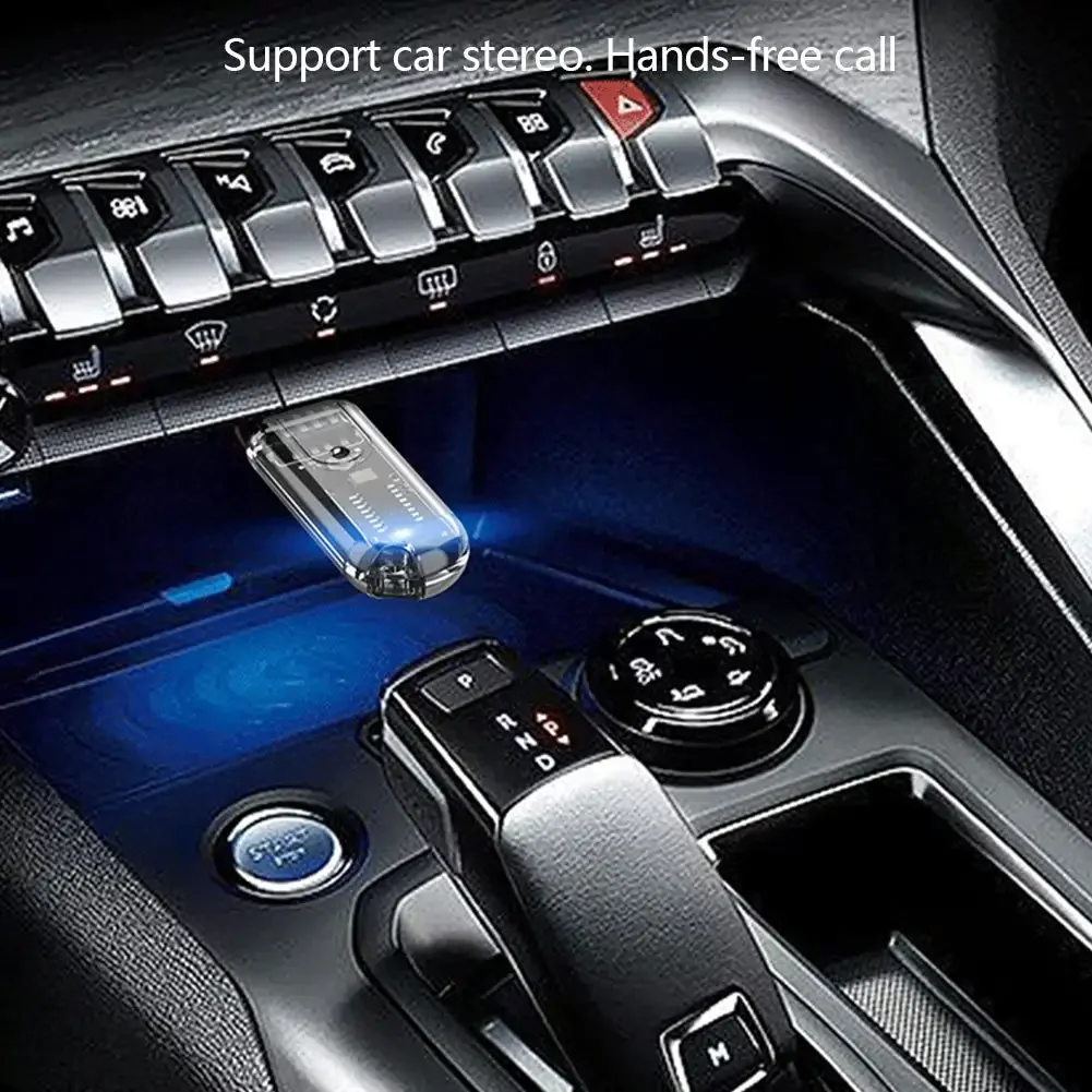Auto Bluetooth 5,3 USB Sender Empfänger Freisprechen Anruf Power Car – Bild 5