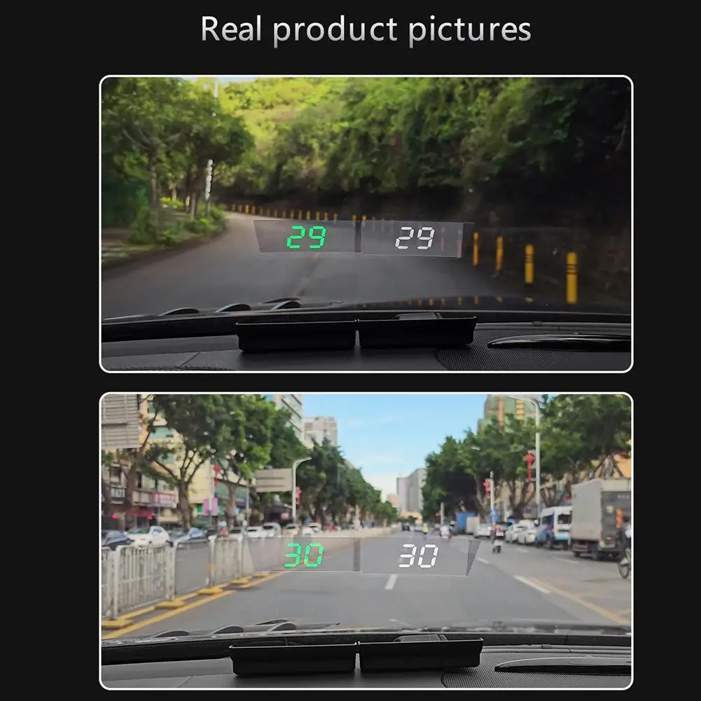 M2 Head Up Display Auto Universal Tachometer KMH/MPH HUD USB Kabel – Bild 5
