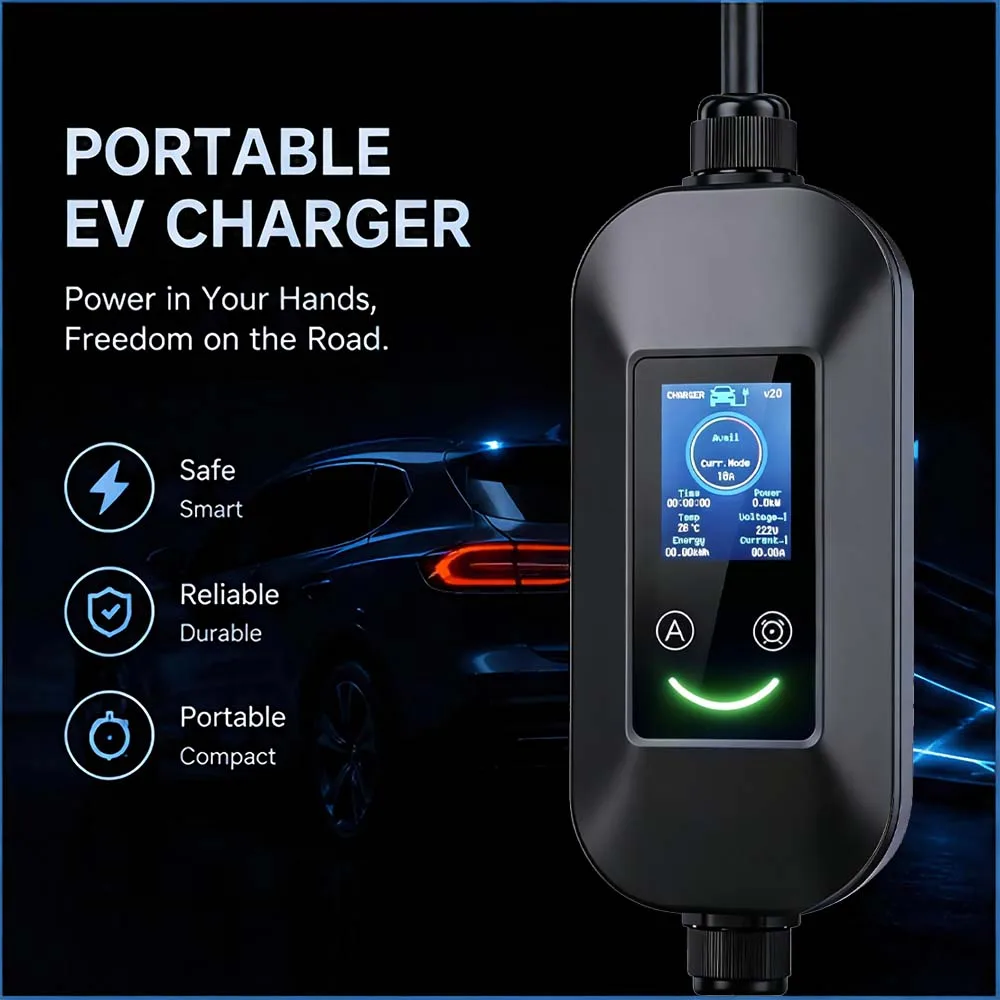 Teschev EV-Ladegerät Typ 2 11kW 16A 3-Phasen-Ladekabel – Bild 2