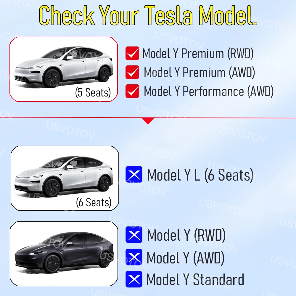Tesla Modell Y Juniper 2025 2026 Auto Fußmatten Cargo-Liner Stamm – Bild 2