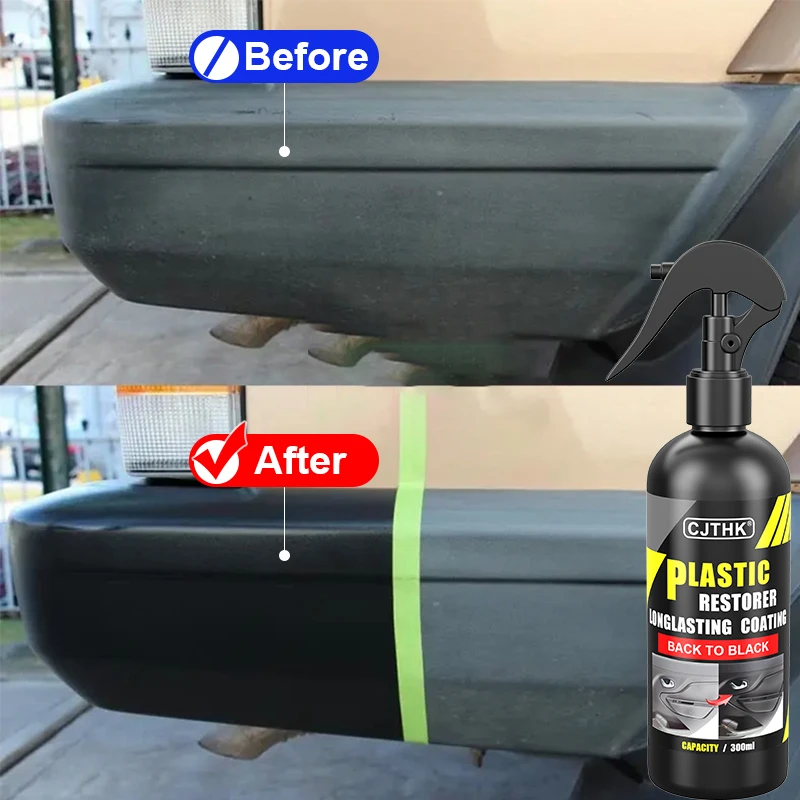 Auto-Kunststoff-Restaurator, zurück zu schwarz, glänzender – Bild 2