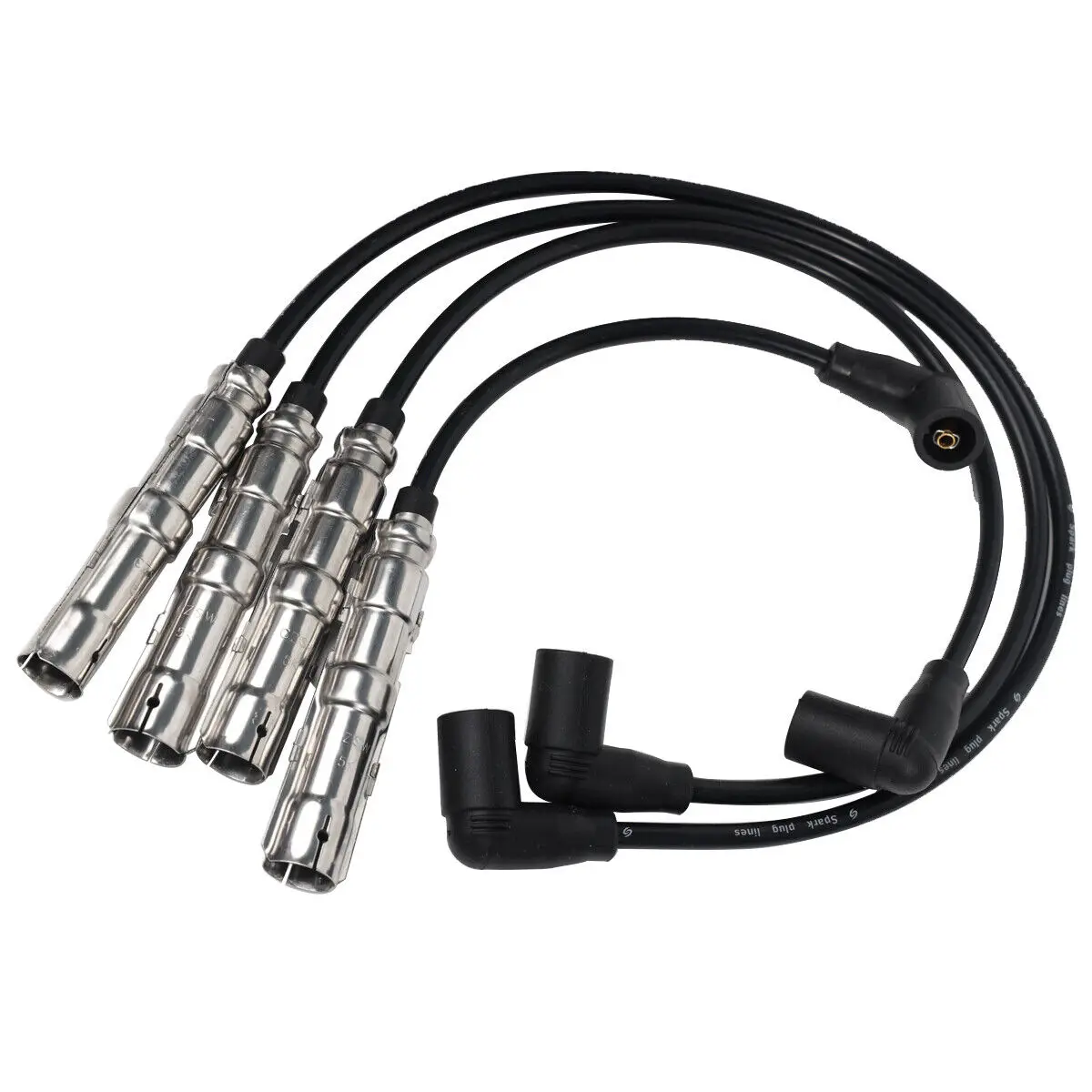 Autoteile Zündspule 06A905430AH 06A905430AP 4 Stück Zündkabel für VW Seat Beetle CADDY TOURAN AUDI Golf PASSAT