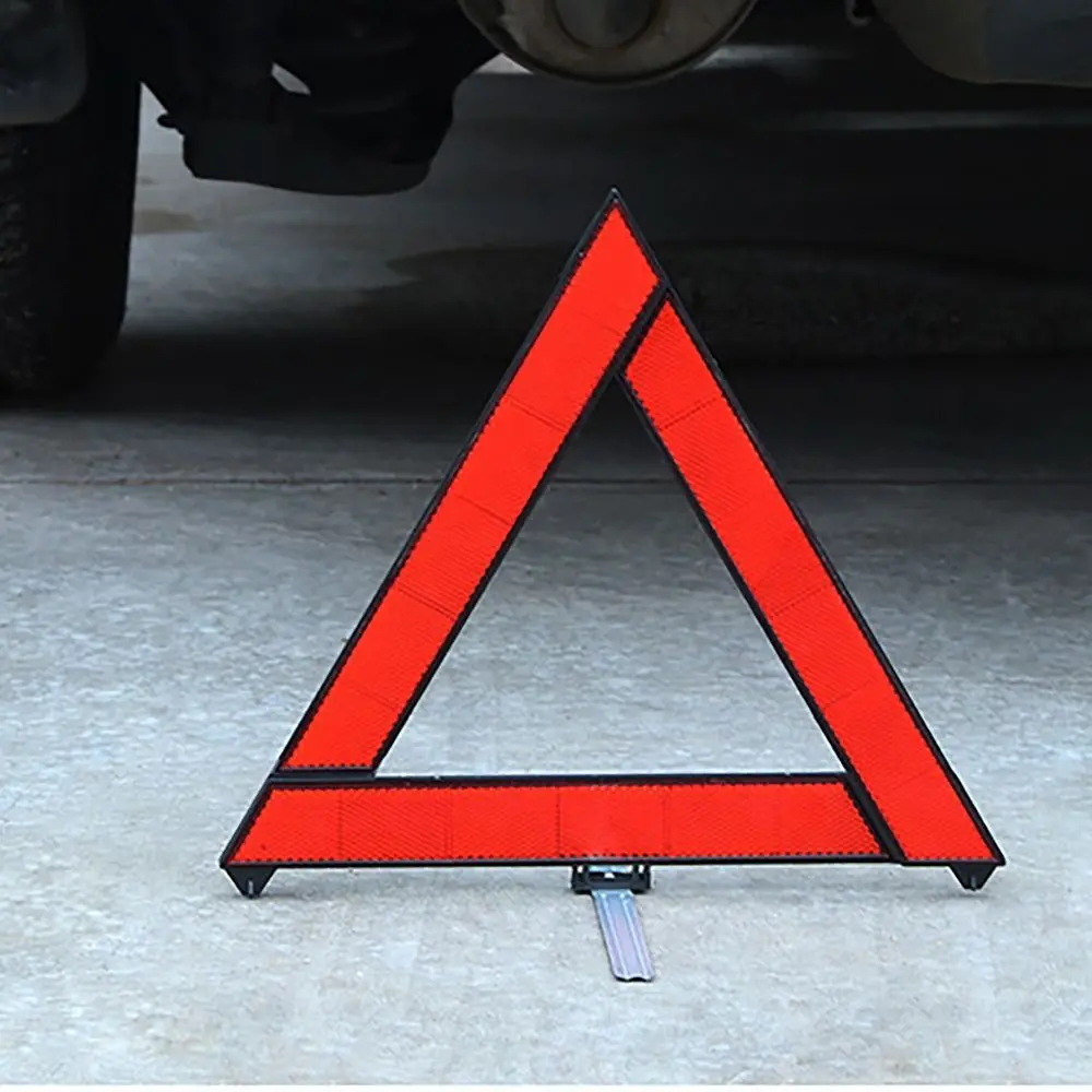 Auto Notfall Panne Warndreieck Rot Reflektierende Sicherheit Auto Reflektieren