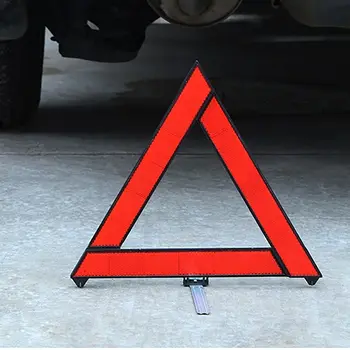 Auto Notfall Panne Warndreieck Rot Reflektierende Sicherheit Auto Reflektieren