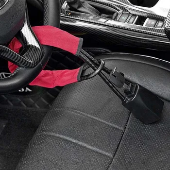 Auto lenkrad Stahls chloss Sicherheits gurt Diebstahls icherung mit 2 Schlüsseln Diebstahls icherung Einfache