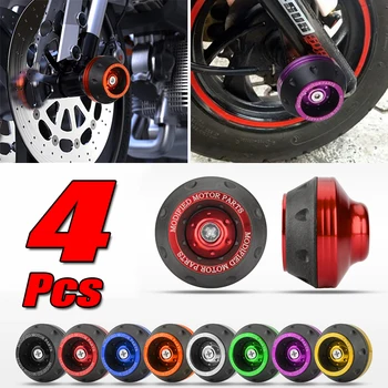Universal Motorrad Rad Schutz Crash Pad Motorrad Crash Protektoren Legierung Motocross Fallende Gabel Slider