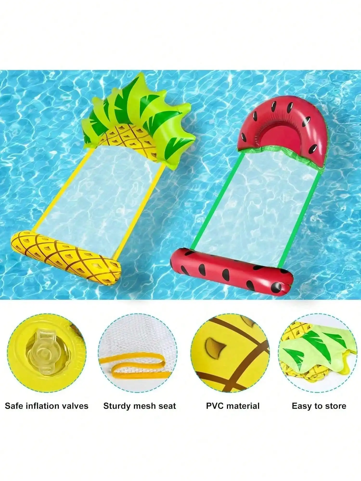 Sommer faltbare PVC aufblasbare schwimmende Reihe Schwimmbad Wasser – Bild 2