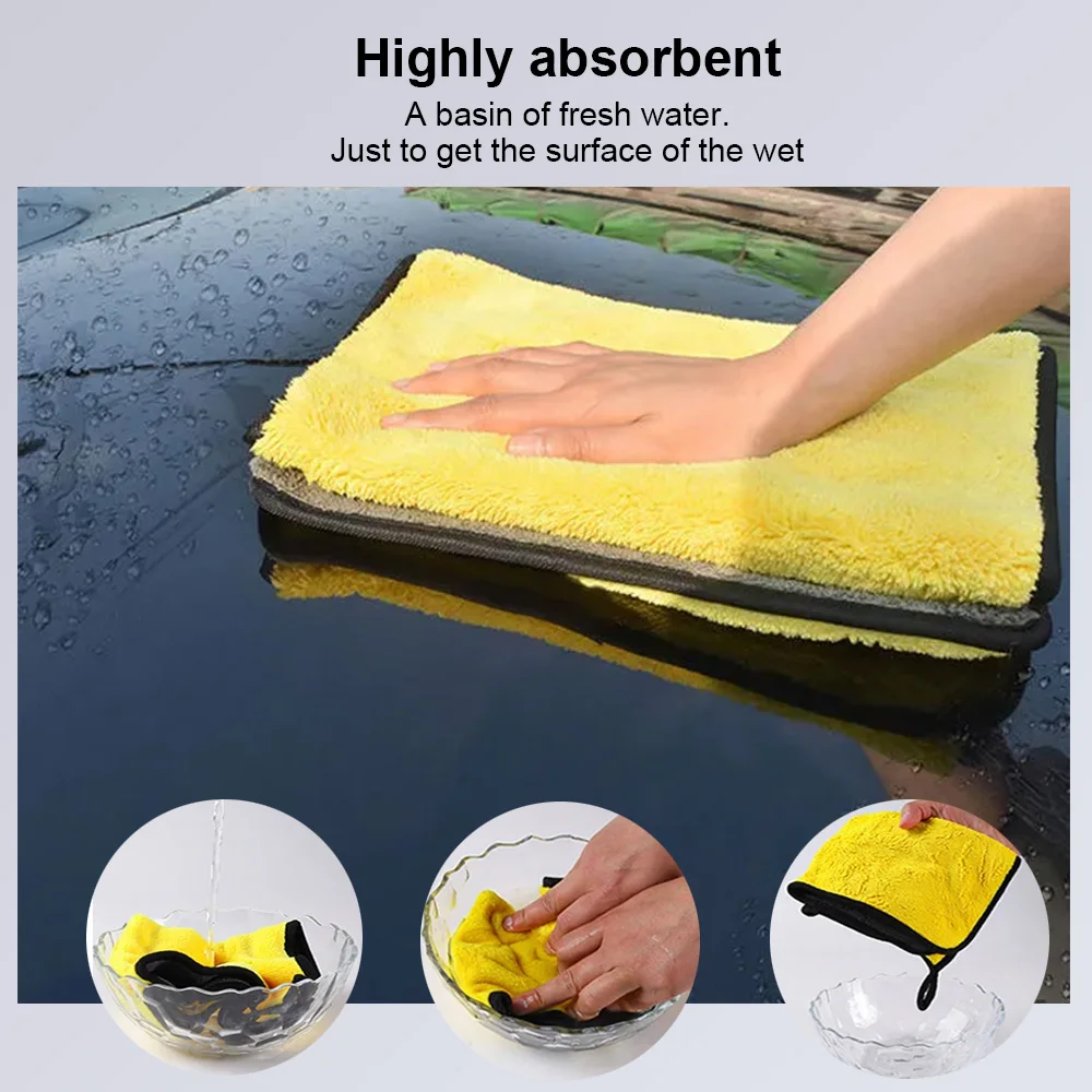 Auto waschanlage Mikro faser tuch 30x30/60cm Auto reinigung Trocken – Bild 3