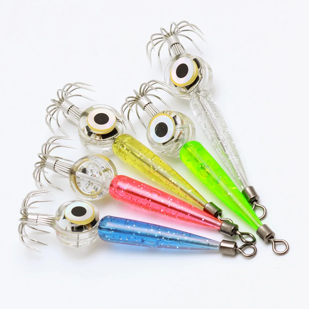Leuchtender Tintenfisch-Haken, Meeresangel-Oktopus-Haken – Bild 4