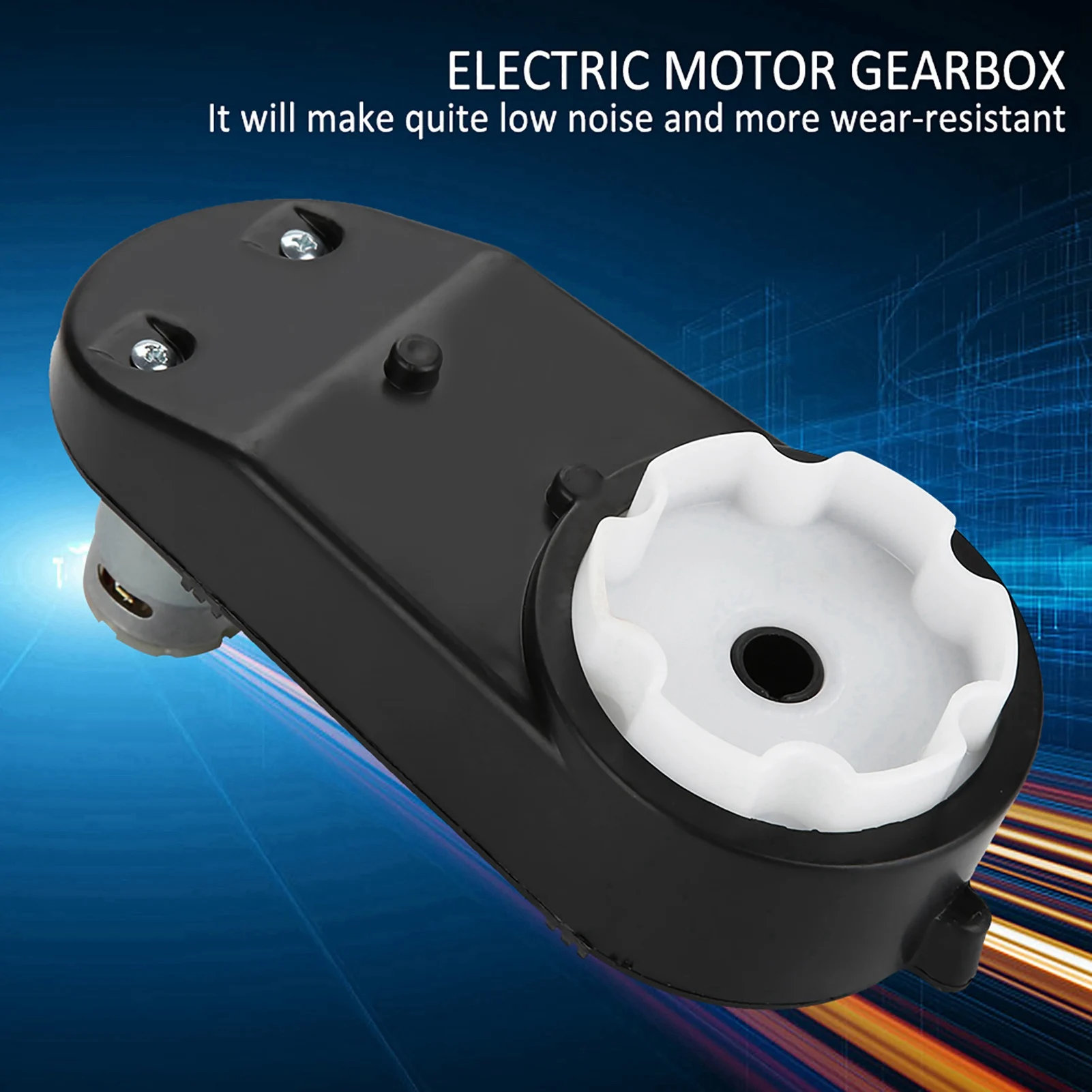Rs390 elektromotor getriebe mit motor 6v/12v 0, 8-3, 5 rpm für kinder – Bild 2