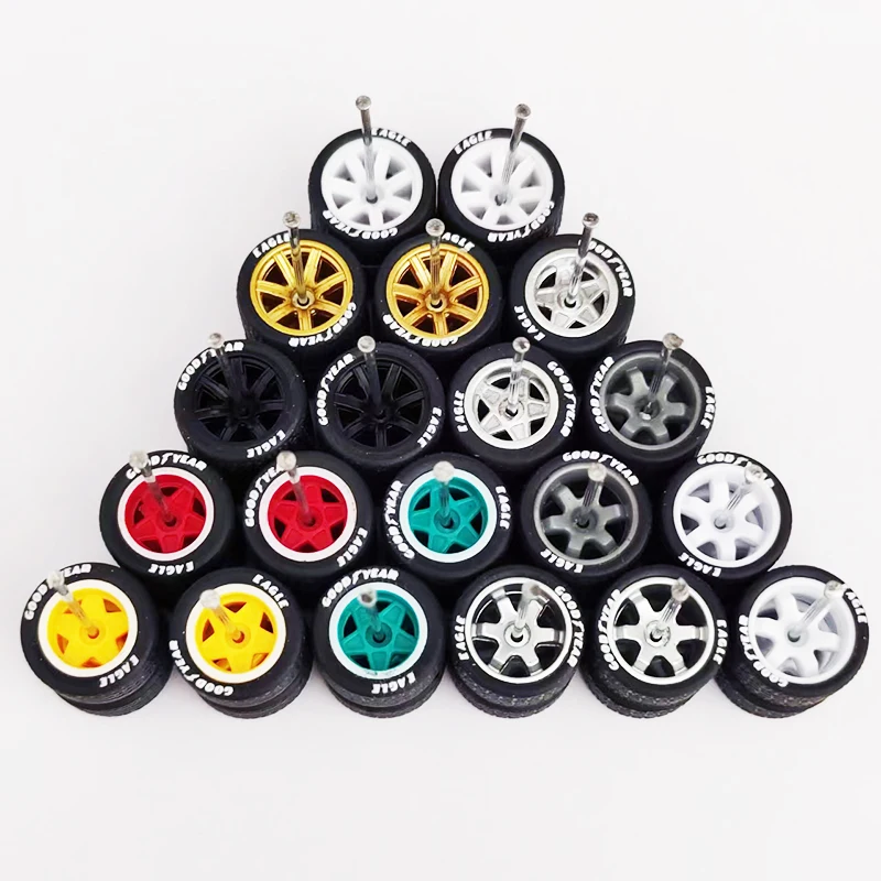 1/64 Legierung Auto Räder Pack Reifen Durchmesser 9,8 mm/11 (10 Stück) – Bild 5
