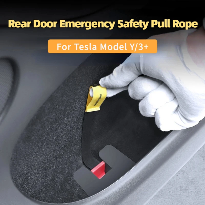 Tesla Modell Y/3 + Auto Tür Notfall Griff Erweiterte Manuelle Tür – Bild 2