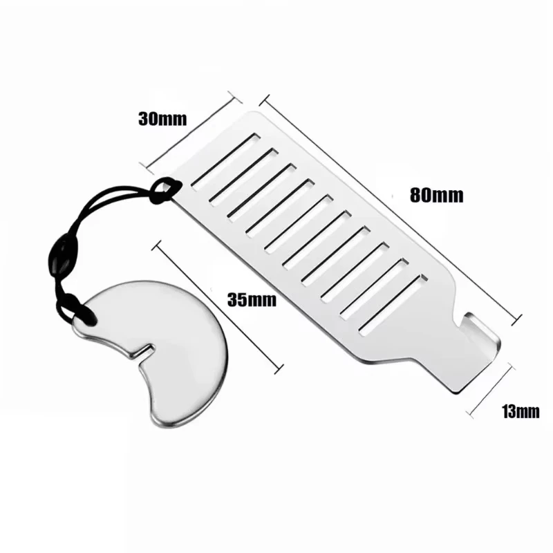 Sicherheits-Diebstahl-Türblocker, tragbar, 8 cm, Edelstahl, sicheres – Bild 4
