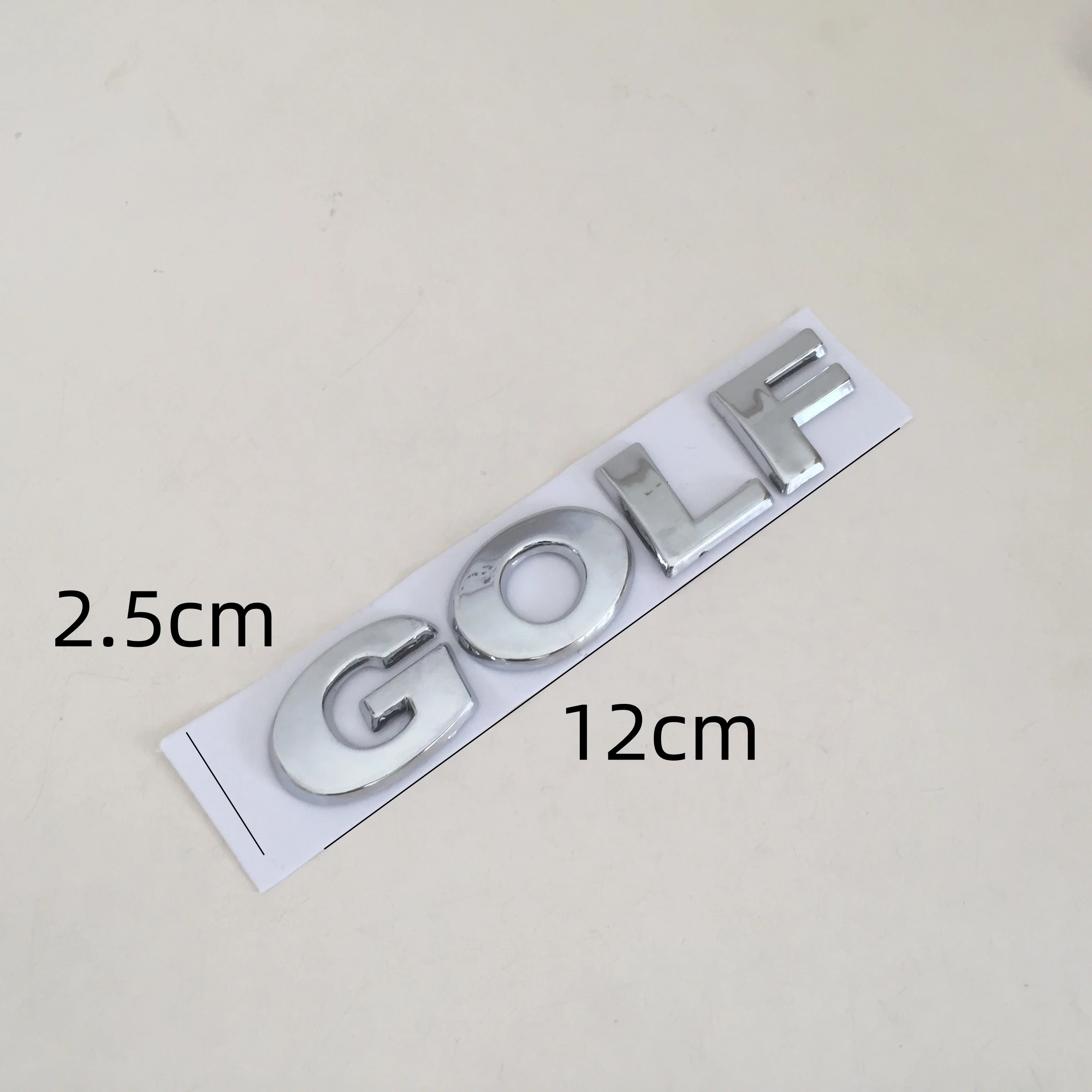 3D ABS für GOLF Auto Brief Hinten Stamm Stoßstange Emblem Aufkleber Abzeichen Aufkleber styling auto Zubehör