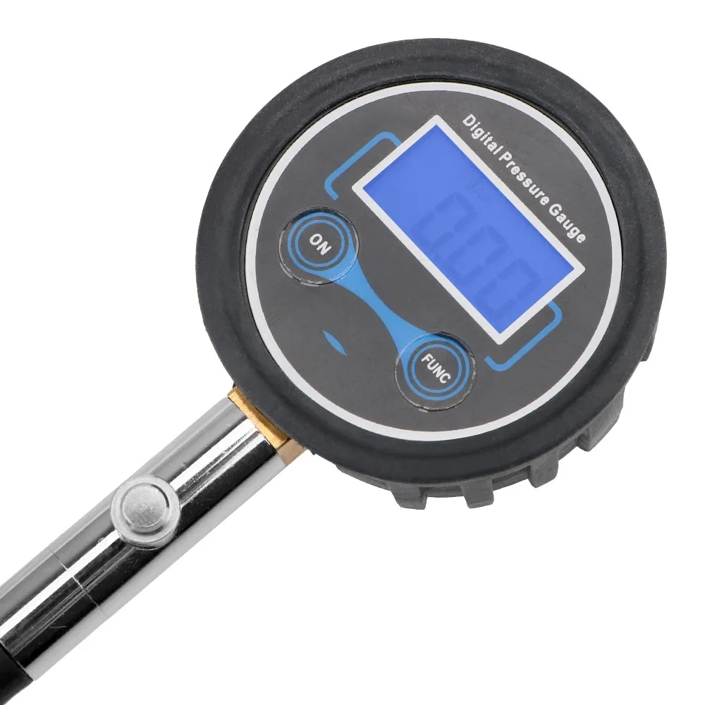 Auto Lkw Fahrzeug Motorrad Auto Reifen Manometer LCD Display Hohe – Bild 2