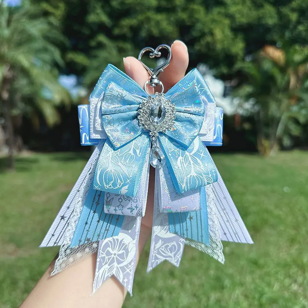 Itabag Dekoration Zubehör Doppelschicht Band Schleife Tasche Anhänger DIY handgemachte Lolita Schmuck Geschenk