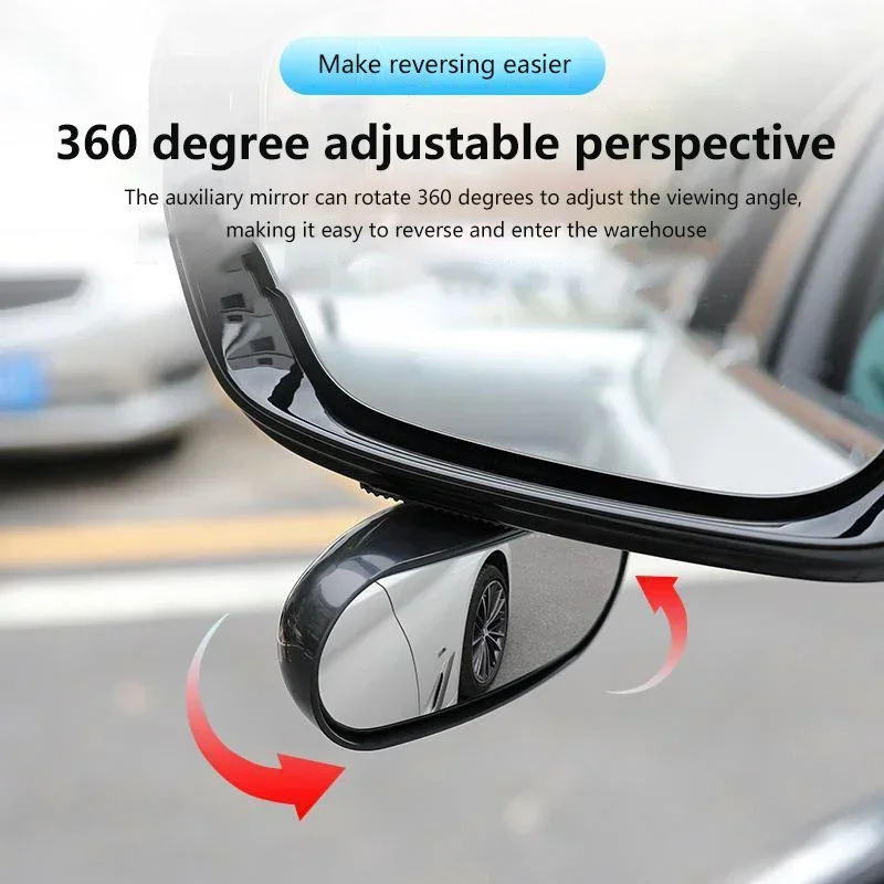 Auto Rückspiegel Breite Sicht Einstellbare Winkel Rückspiegel Hilfs – Bild 3
