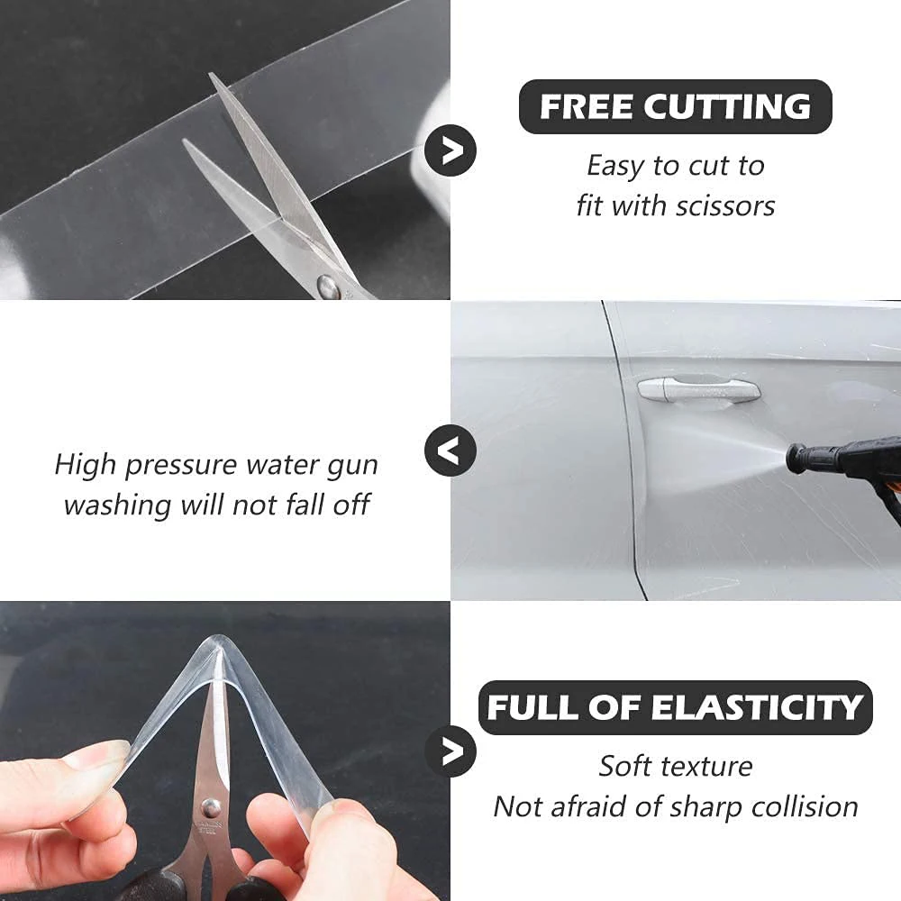 Transparente Auto Tür Schutz Aufkleber Anti Scratch Nano Band Auto – Bild 5