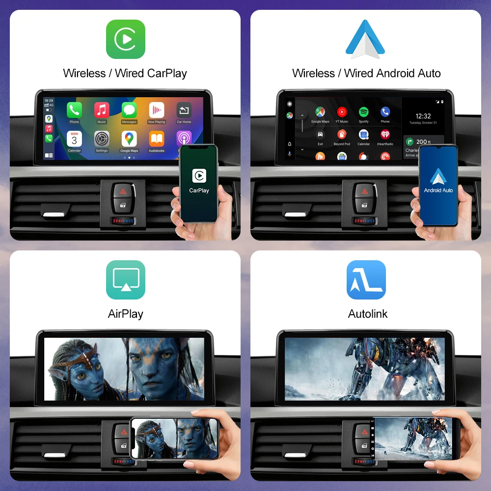 1920*720 Multimedia-Touchscreen für BMW 1/2/3/4 Serie – Bild 4