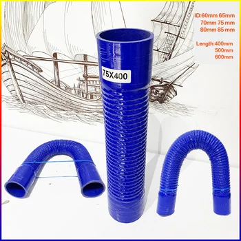 ID60-85MM Universal Auto Silikon Flexibler Schlauch Kühlerrohr Rohr für Lufteinlass Hochdruck Hochtemperatur
