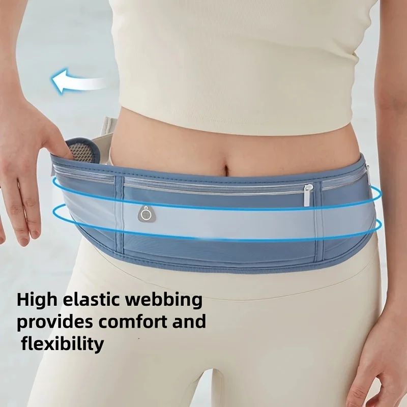 Leichte Laufgürteltasche, lässiger Gürtel, Radfahren, Hüfttasche – Bild 2