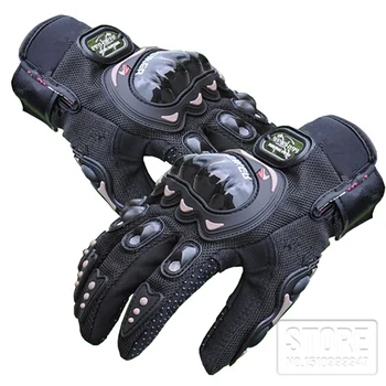 Knight Motorrad-Rennhandschuhe, Motocross-Motorrad-Fahrradhandschuhe mit Schutzausrüstung für Honda Kawasaki