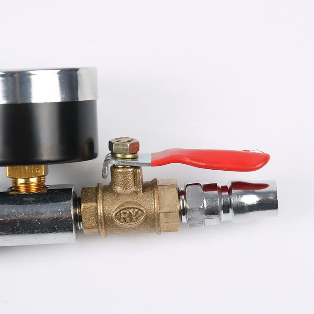 220PSI Luft Reifen Druck Inflator Gauge Ventil Kompressor Auto Van – Bild 5