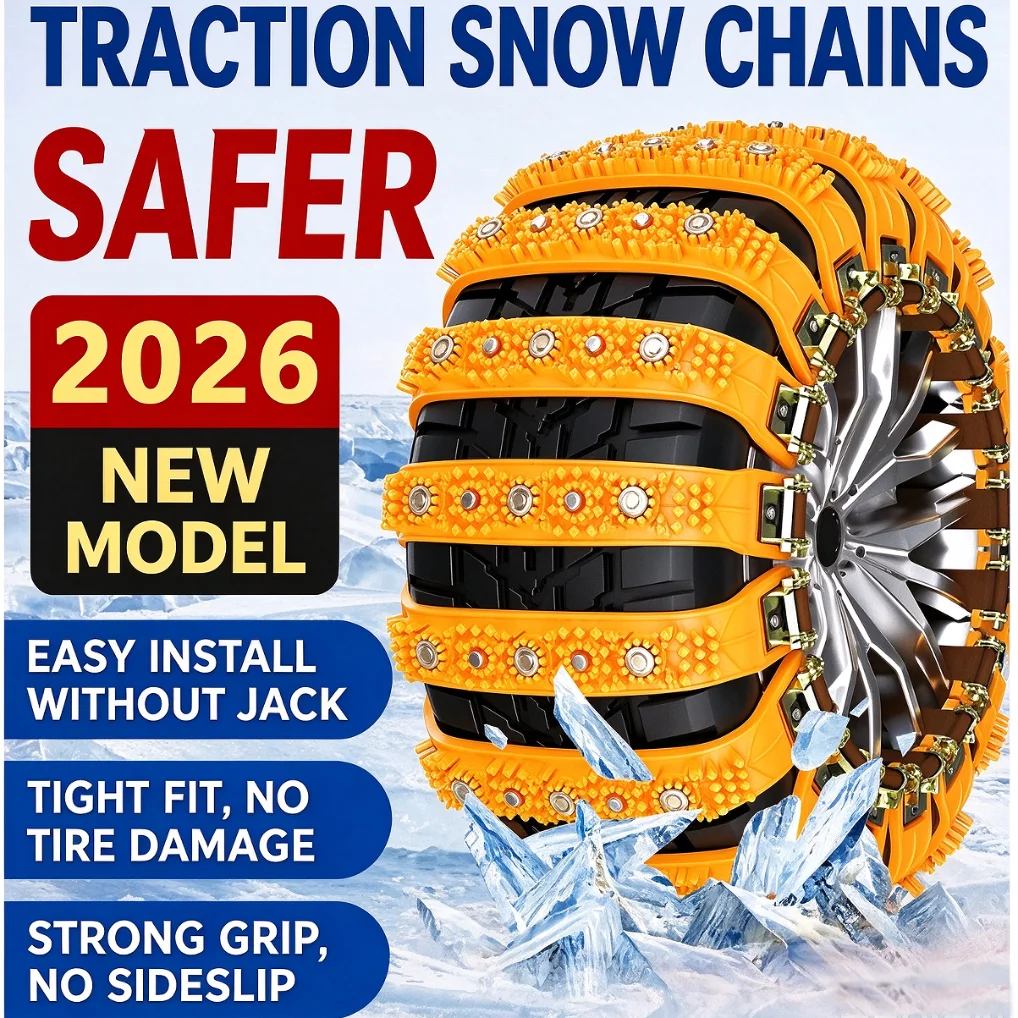 Universal-Schneeketten für Autos, TPU-Radsicherungsketten (10 Stück) – Bild 5