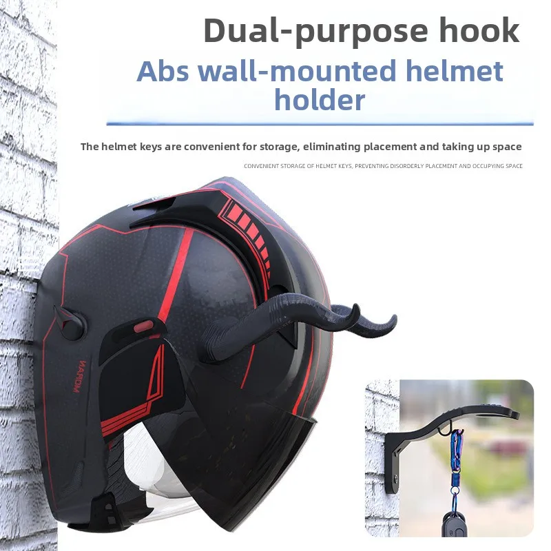 Motorrad Helm Haken Racks Küche Schrank Regal Wand Halterung Haken – Bild 4