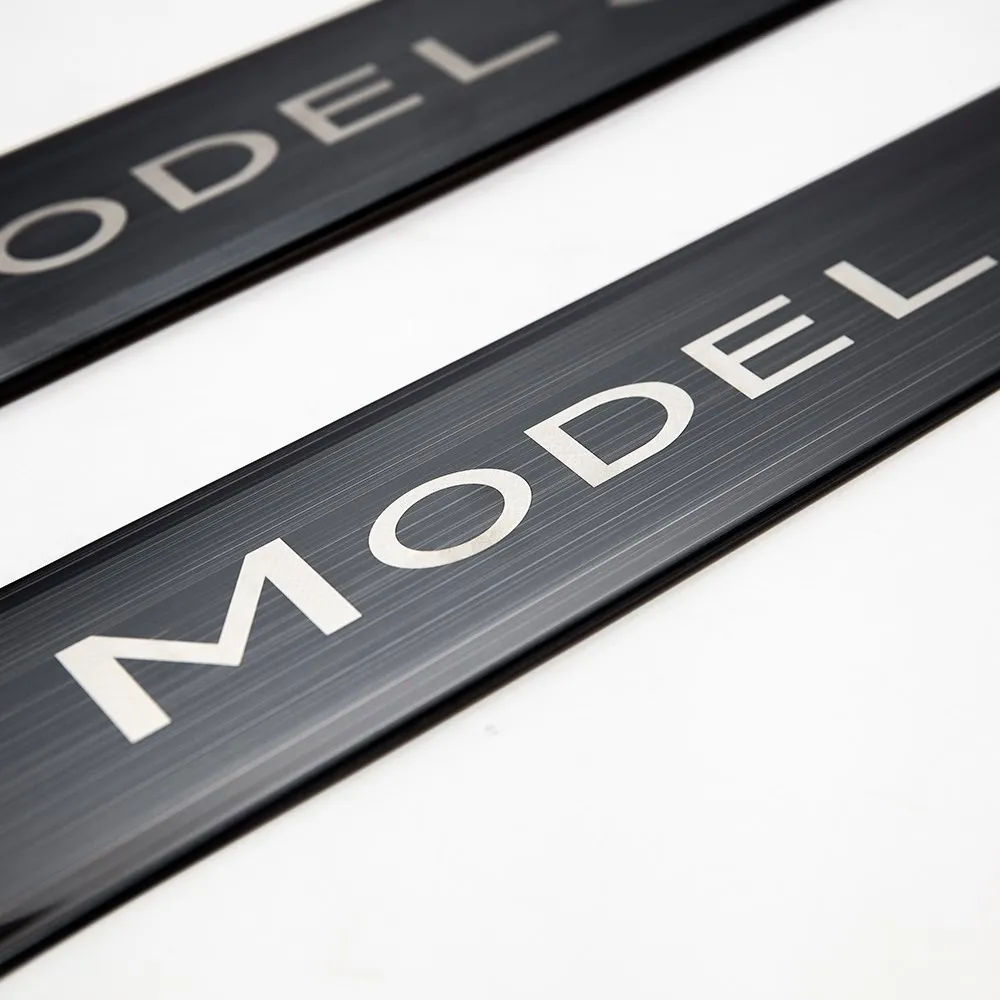Pedal Schutz Streifen Für Tesla Modell Y 3 2017-2023 Zubehör Nerf Bars – Bild 2