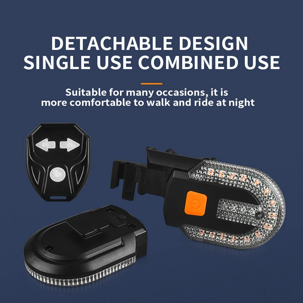 Fahrrad-Blinker-Rücklicht Wiederaufladbare LED-Lampe MTB – Bild 3
