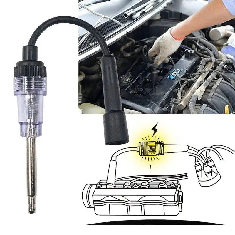 Auto-Zündkerzen-Tester Zündspulen-Prüfgerät Kfz-Motor Zündsystem – Bild 4