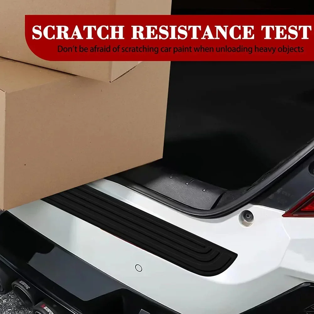 Anti-scratch Auto Stamm Tür-Schwellen Platte Schutz Universal Hinten – Bild 2