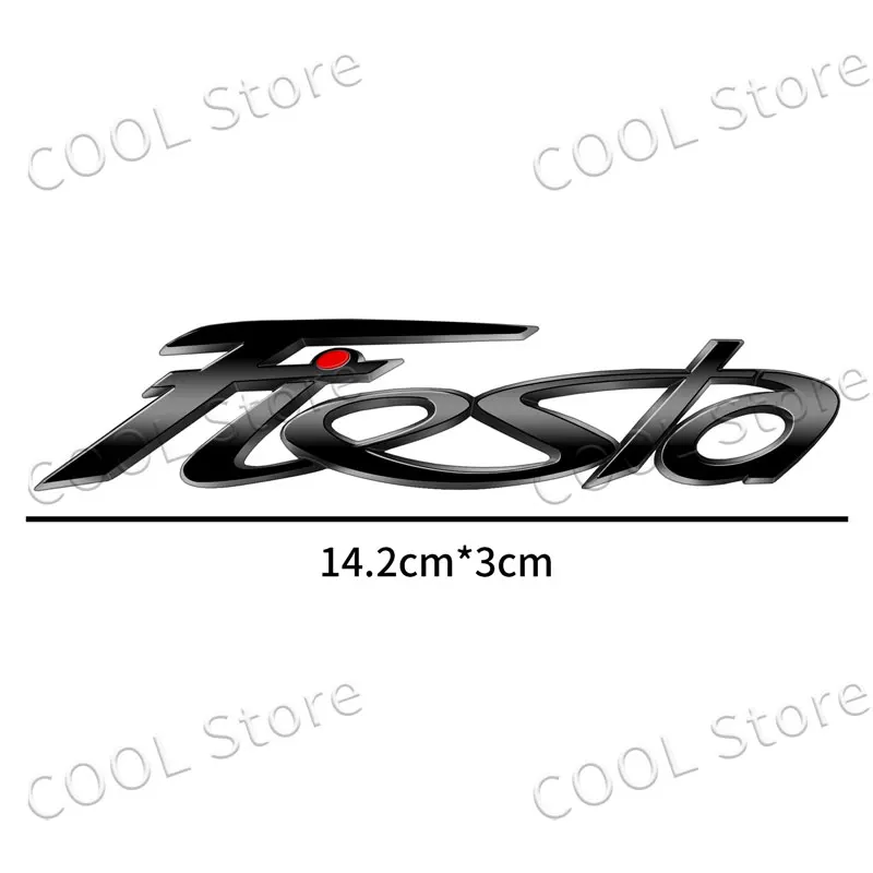 3D Chrom Metall Brief Logo Auto Styling Seite Fender Schwanz Stamm – Bild 2