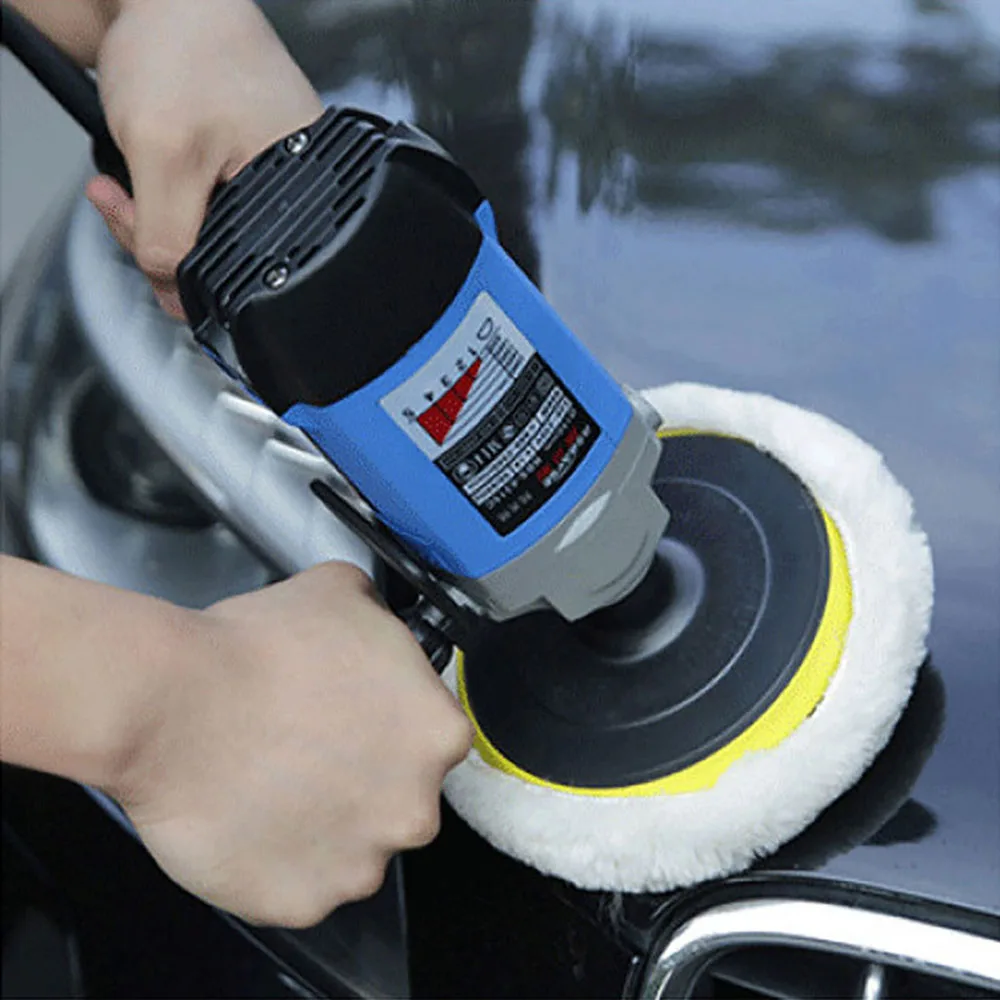 Auto-Polier-Set, weiches Wollpolierpad, 3 Zoll, Wachs- und Polierschwamm, Wollrad, Autolackpflege, Polierpads