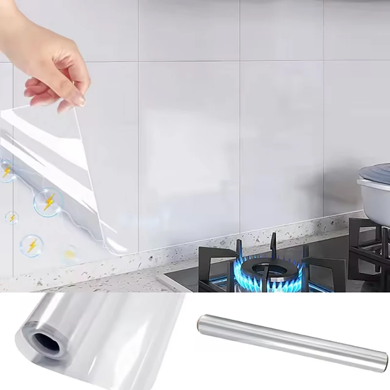 Kein Kleber, statischer, transparenter Wandaufkleber, wasserdicht – Bild 4