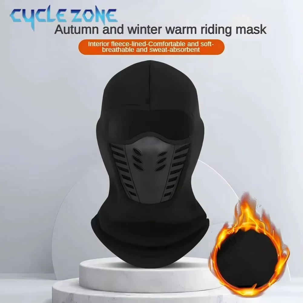 Winter Outdoor Radfahren Vollgesichtsmaske Winddicht Staubdicht Warm – Bild 3