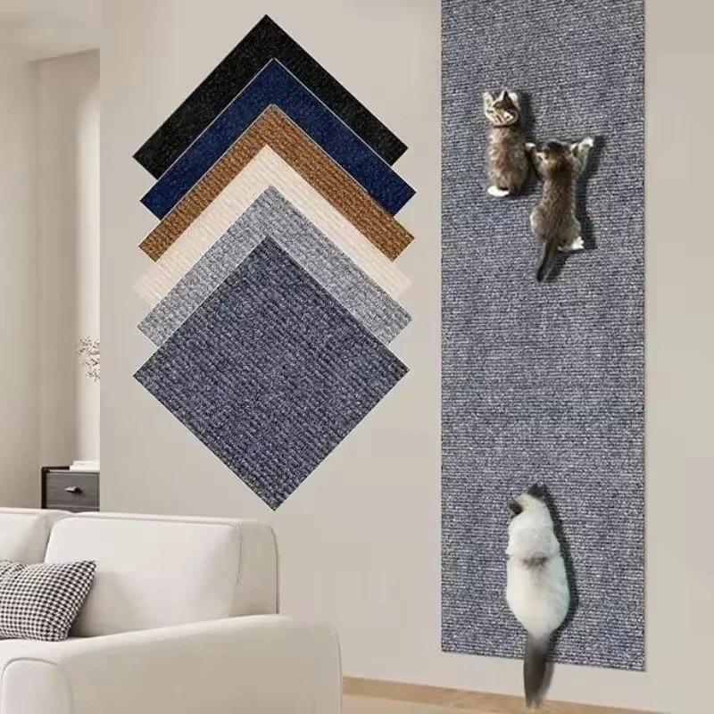 DIY selbstklebende Katzenkratzmatte, zuschneidbarer Katzenteppich – Bild 2