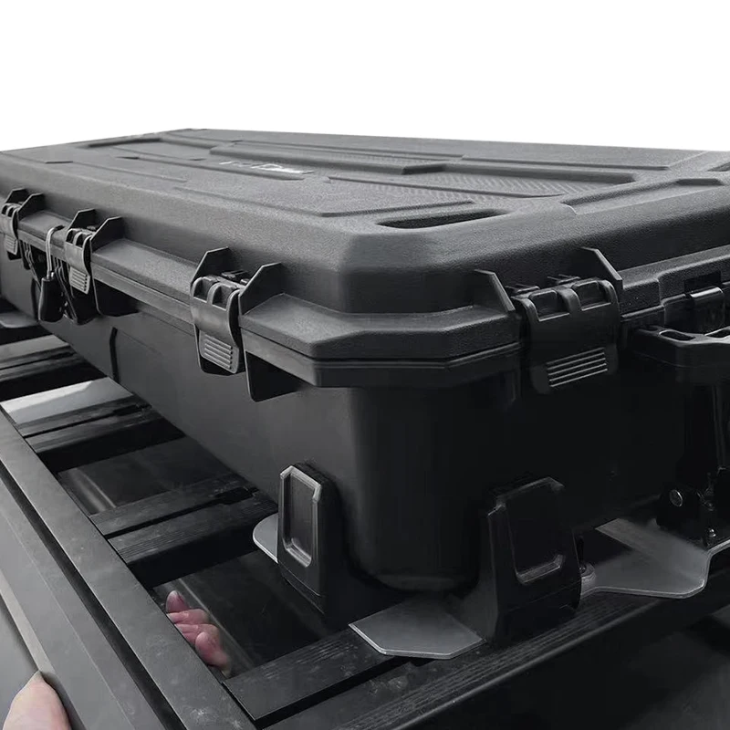 Auto-Dachbox, 88-Liter-Gepäckbox, Dachträger, Dachaufbewahrung – Bild 3