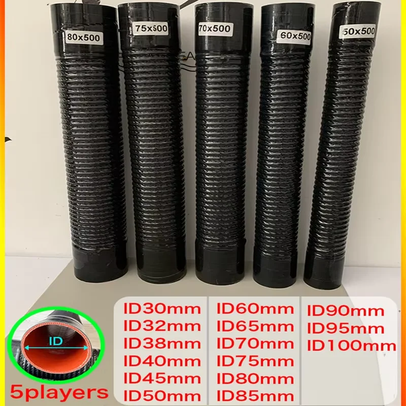 ID30-100mm Länge 500mm Auto-Silikonschlauch Luftansaugrohr – Bild 3