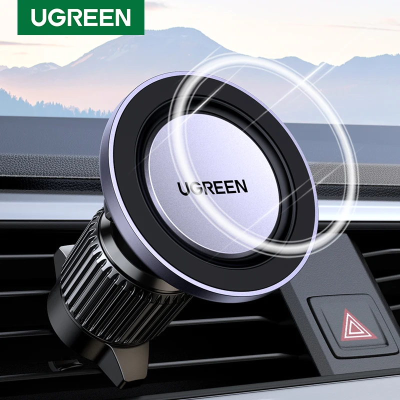 Ugreen magnetischer Autotelefon halter Air Vent Autotelefon ständer mit Haken für iPhone 14 13 12 Pro Xiaomi